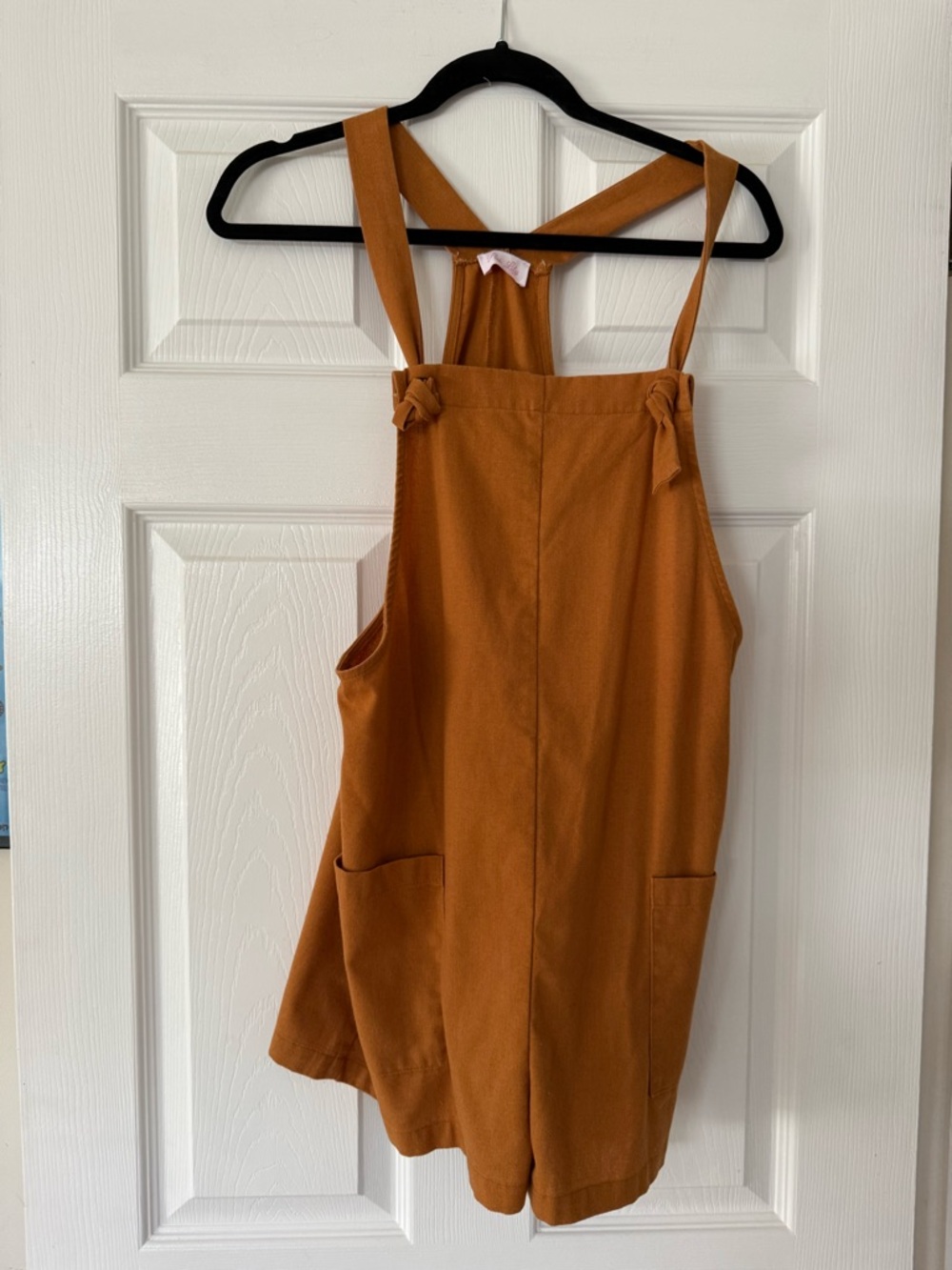 Pink Lily Rust Orange Romper